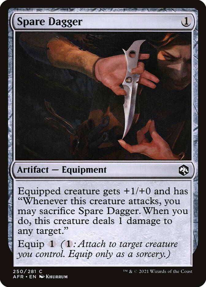 Spare Dagger - AFR - C  1
