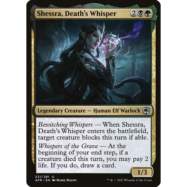 Shessra, Death's Whisper - AFR - U