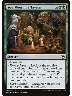 You Meet in a Tavern - AFR - U 