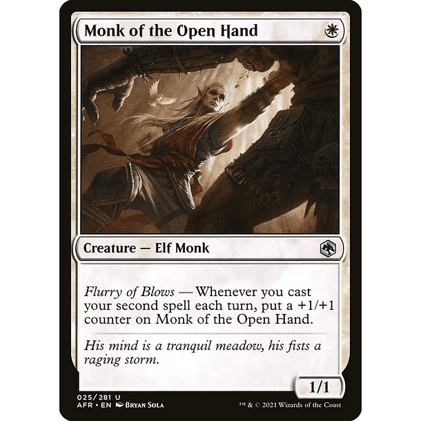 Monk of the Open Hand - AFR - U 