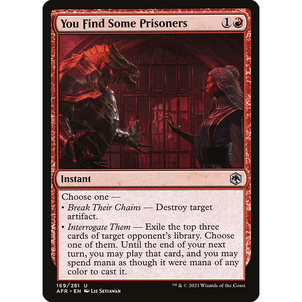 You Find Some Prisoners - AFR - U 