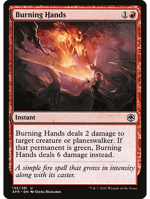 Burning Hands - AFR - U 