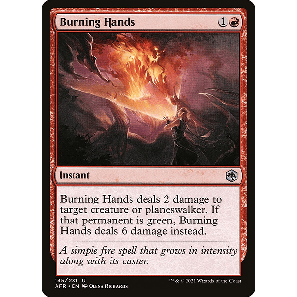 Burning Hands - AFR - U 