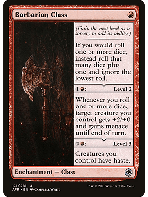 Barbarian Class - AFR - U 