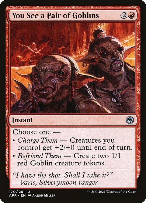 You See a Pair of Goblins - AFR - U 