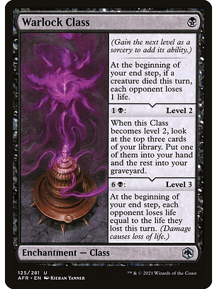 Warlock Class - AFR - U 