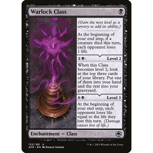 Warlock Class - AFR - U 