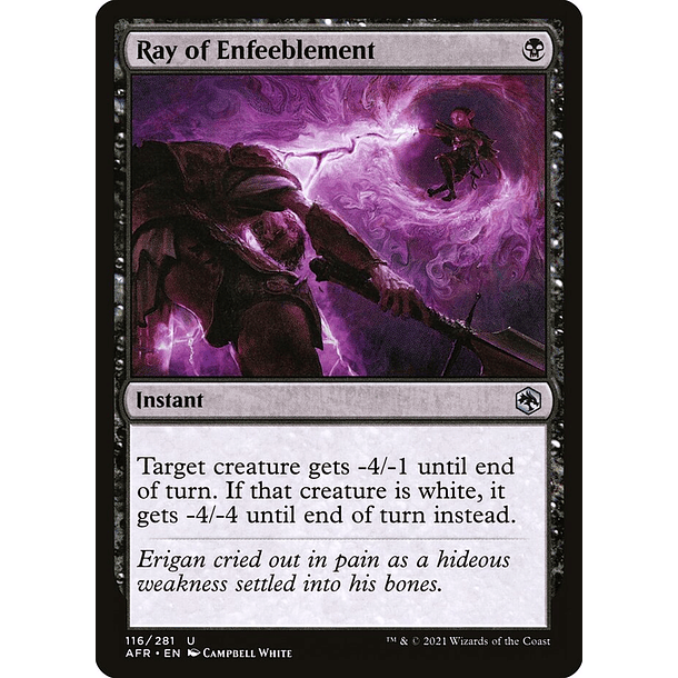 Ray of Enfeeblement - AFR - U 