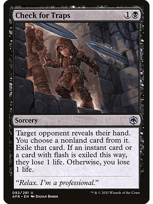 Check for Traps - AFR - U