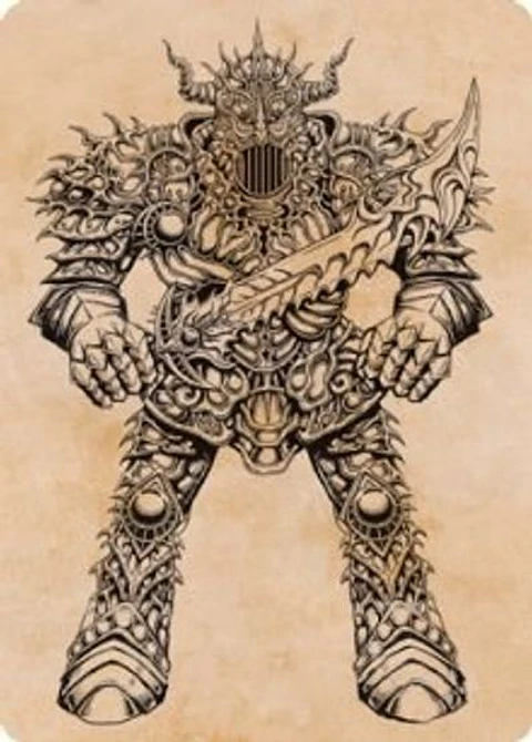 Iron Golem (Showcase) Art Card - AFR - 80/81