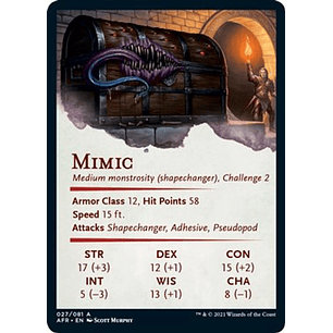 Mimic Art Card - AFR - 27/81