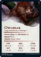 Owlbear Art Card - AFR - 15/81 - thumbnail 2