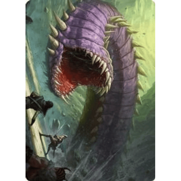 Purple Worm Art Card - AFR - 03/81
