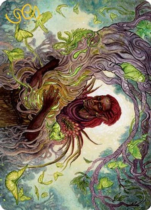 Circle of Dreams Druid Art Card (Gold-Stamped Signature) - AFR - 66/81