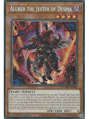 Aluber the Jester of Despia - DAMA-EN006 - Secret Rare