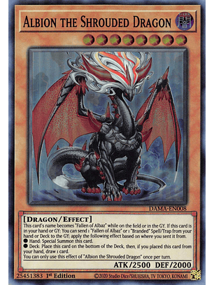 Albion the Shrouded Dragon - DAMA-EN008 - Super Rare