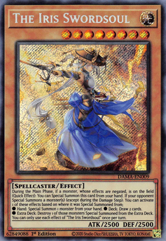 The Iris Swordsoul - DAMA-EN009 - Secret Rare 1