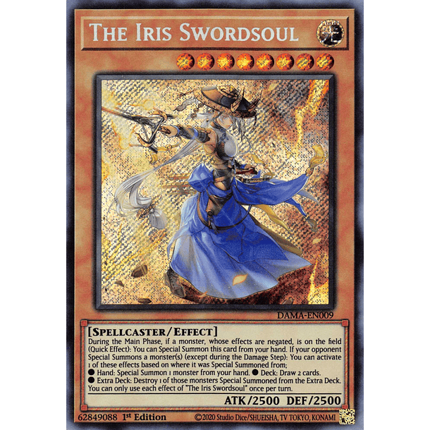 The Iris Swordsoul - DAMA-EN009 - Secret Rare