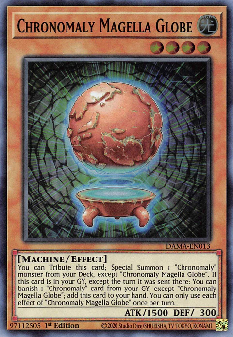 Chronomaly Magella Globe - DAMA-EN013 - Super Rare
