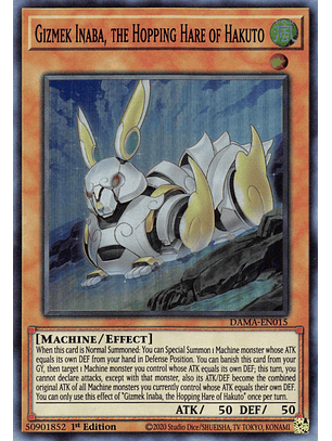 Gizmek Inaba, the Hopping Hare of Hakuto - DAMA-EN015 - Super Rare