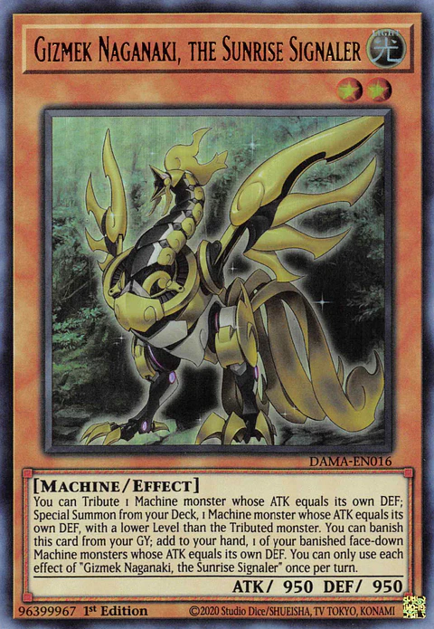 Gizmek Naganaki, the Sunrise Signaler - DAMA-EN016 - Ultra Rare
