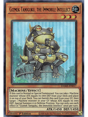 Gizmek Taniguku, the Immobile Intellect - DAMA-EN017 - Ultra Rare