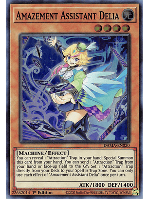 Amazement Assistant Delia - DAMA-EN020 - Super Rare