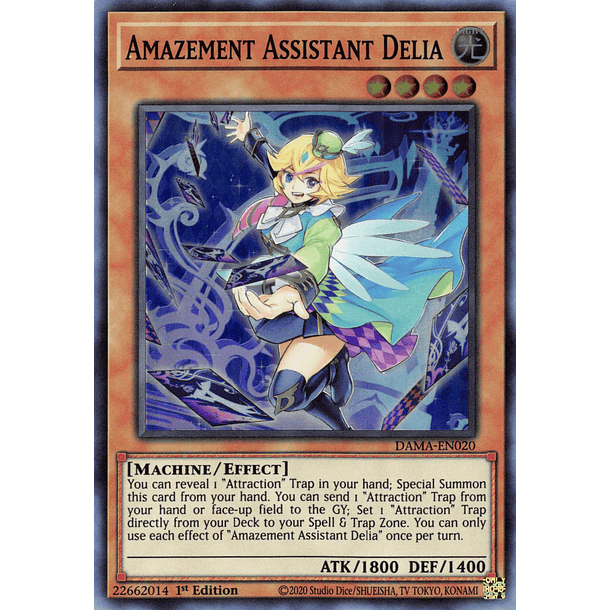 Amazement Assistant Delia - DAMA-EN020 - Super Rare