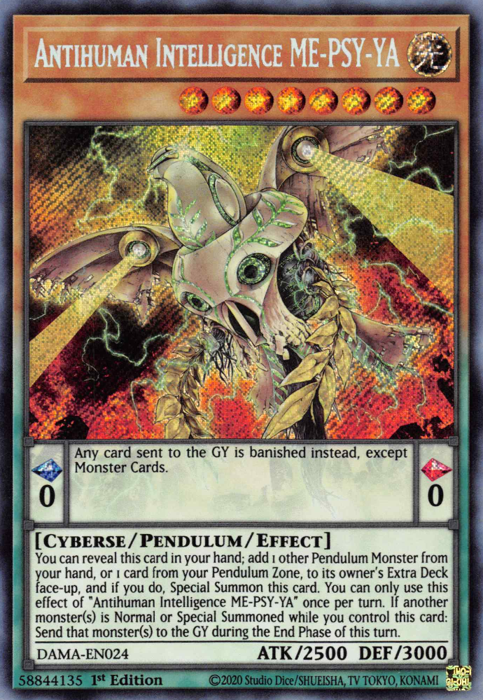 Antihuman Intelligence ME-PSY-YA - DAMA-EN024 - Secret Rare 1