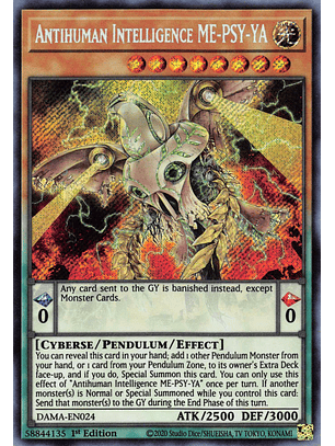 Antihuman Intelligence ME-PSY-YA - DAMA-EN024 - Secret Rare