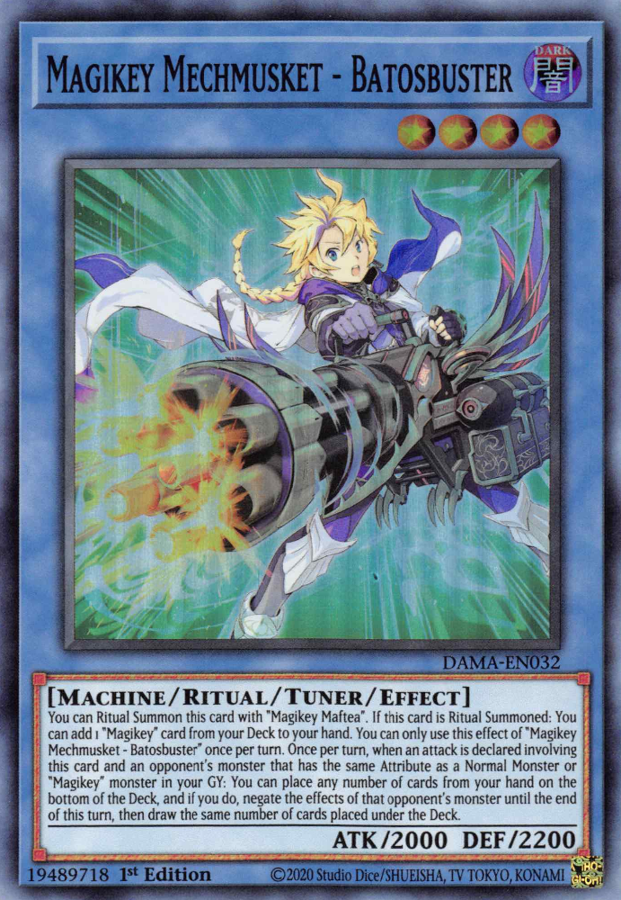 Magikey Mechmusket - Batosbuster - DAMA-EN032 - Super Rare 1