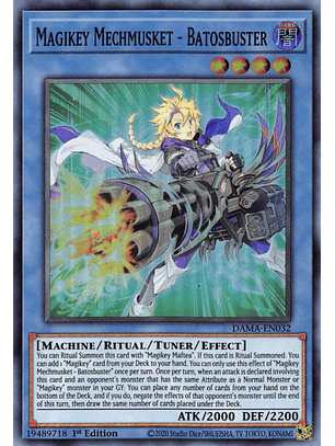 Magikey Mechmusket - Batosbuster - DAMA-EN032 - Super Rare
