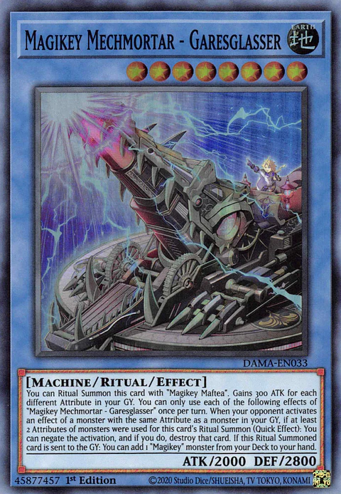 Magikey Mechmortar - Garesglasser - DAMA-EN033 - Super Rare 