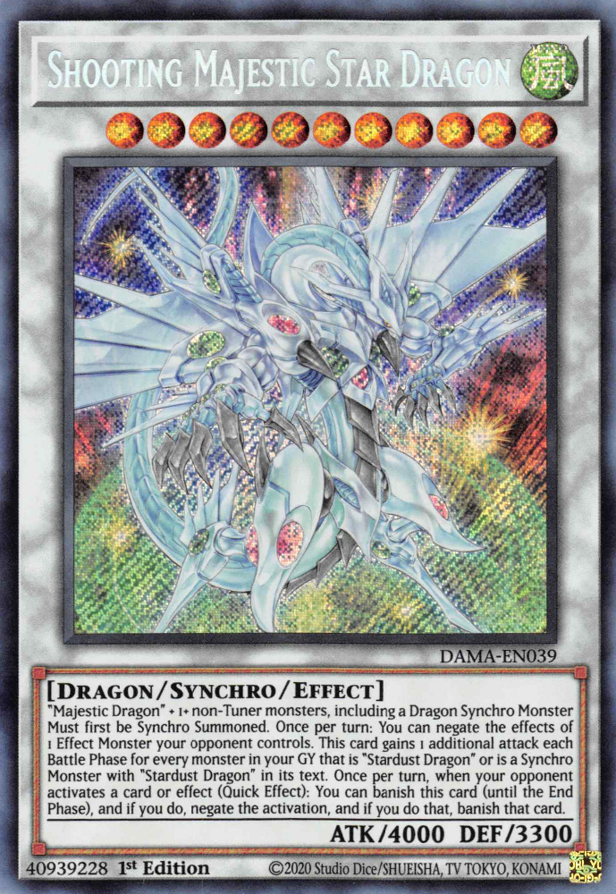 Shooting Majestic Star Dragon - DAMA-EN039 - Secret Rare 1