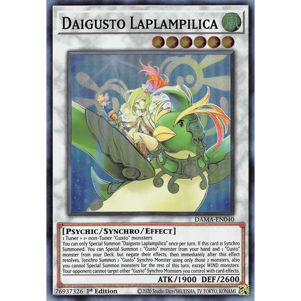 Daigusto Laplampilica - DAMA-EN040 - Super Rare