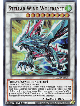 Stellar Wind Wolfrayet - DAMA-EN041 - Ultra Rare 