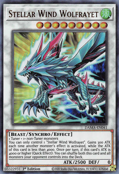 Stellar Wind Wolfrayet - DAMA-EN041 - Ultra Rare 