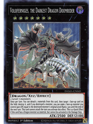 Voloferniges, the Darkest Dragon Doomrider - DAMA-EN045 - Super Rare