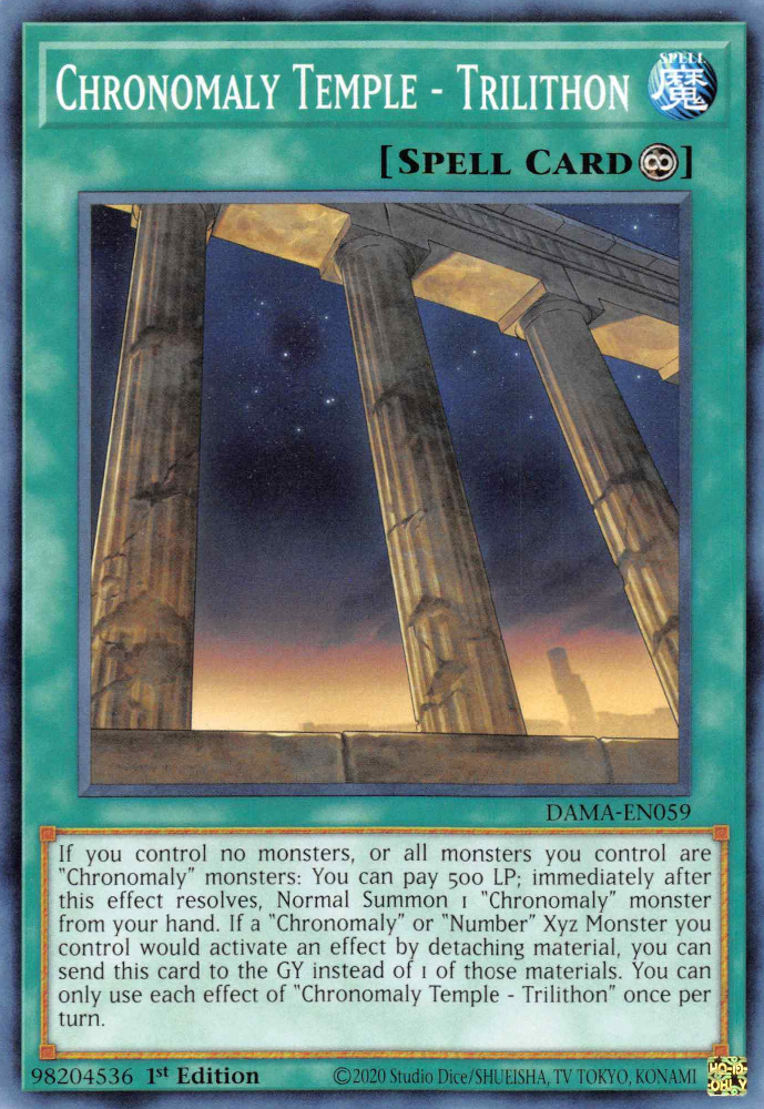 Chronomaly Temple - Trilithon - DAMA-EN059 - Common 1