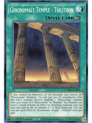 Chronomaly Temple - Trilithon - DAMA-EN059 - Common