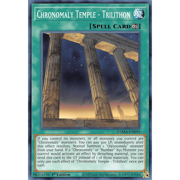 Chronomaly Temple - Trilithon - DAMA-EN059 - Common