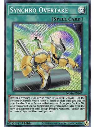 Synchro Overtake - DAMA-EN067 - Secret Rare
