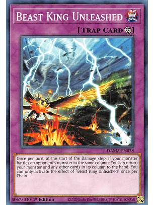 Beast King Unleashed - DAMA-EN078 - Common