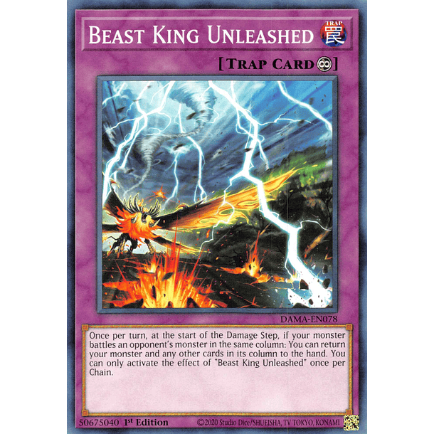 Beast King Unleashed - DAMA-EN078 - Common