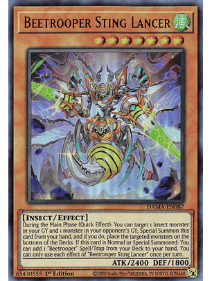 Beetrooper Sting Lancer - DAMA-EN087 - Ultra Rare