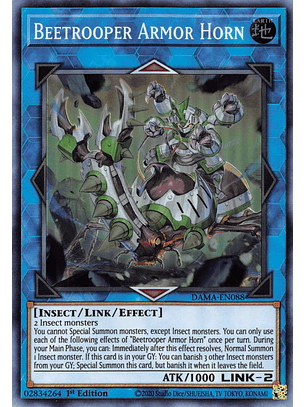 Beetrooper Armor Horn - DAMA-EN088 - Super Rare