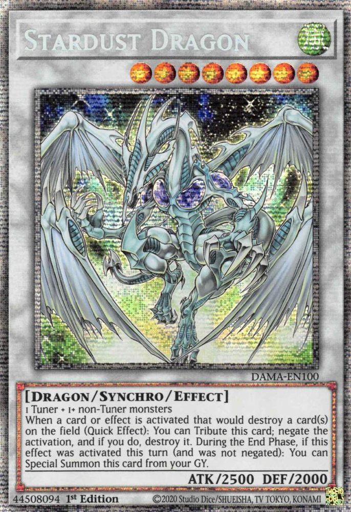 Stardust Dragon - DAMA-EN100 - Starlight Rare 1