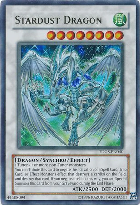 Stardust Dragon - TDGS-EN040 - Ultra Rare (jugado - dobles superior)