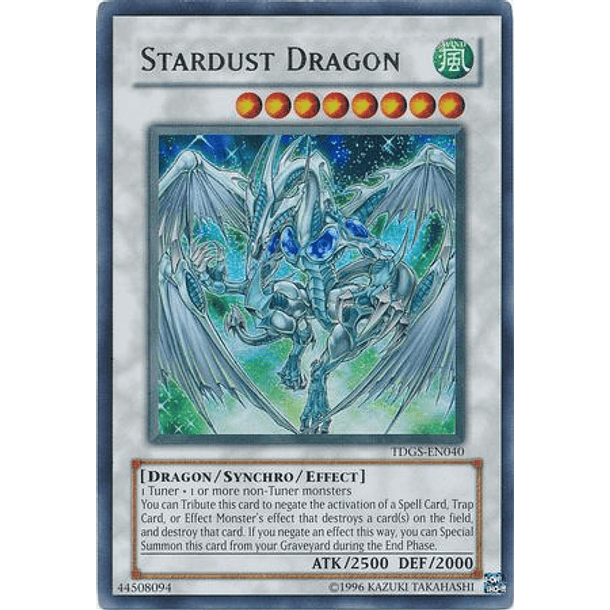 Stardust Dragon - TDGS-EN040 - Ultra Rare (jugado - dobles superior)