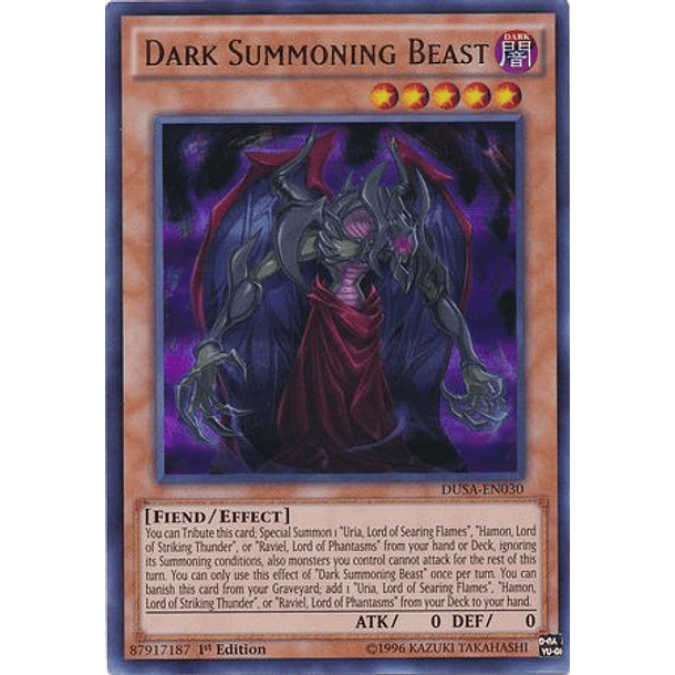 Dark Summoning Beast - DUSA-EN030 - Ultra Rare